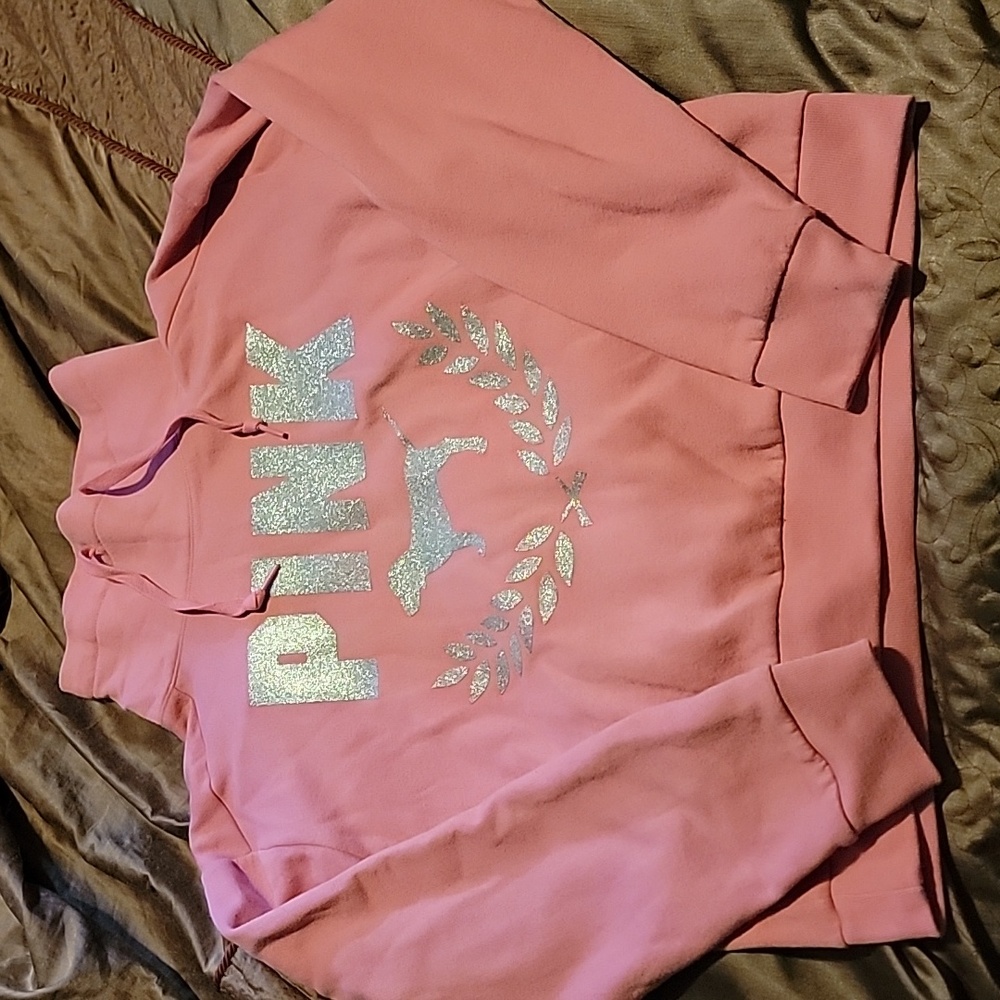 Pink Cowl-neck Sweatshirt